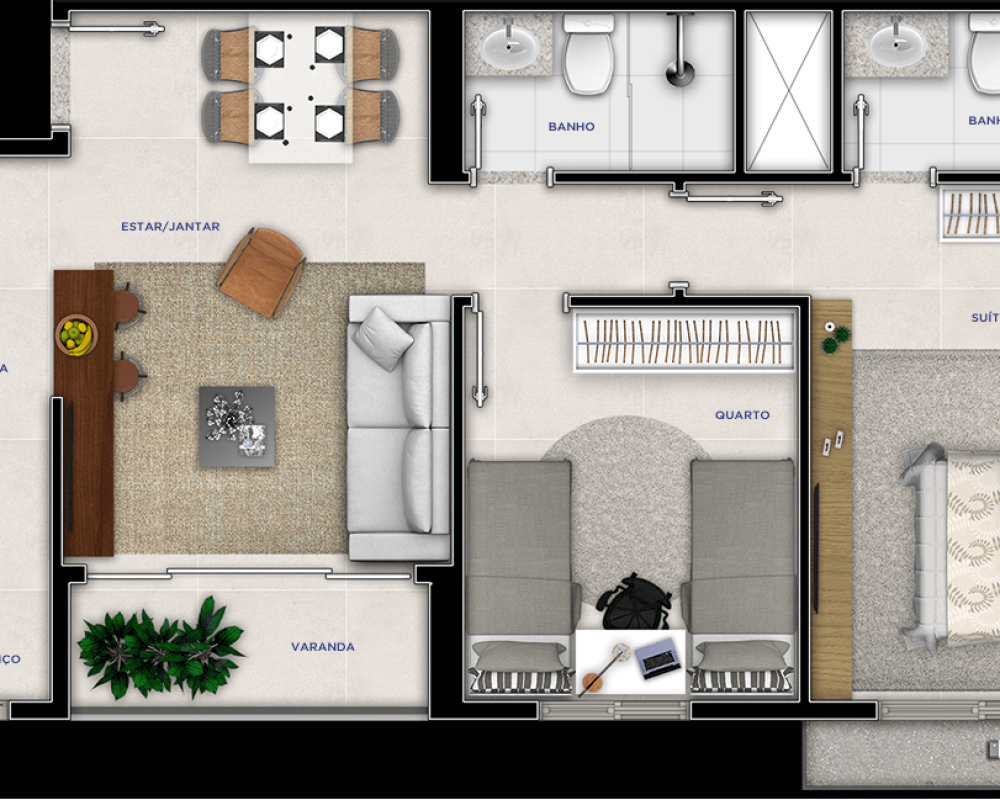 PLANTA 60m²